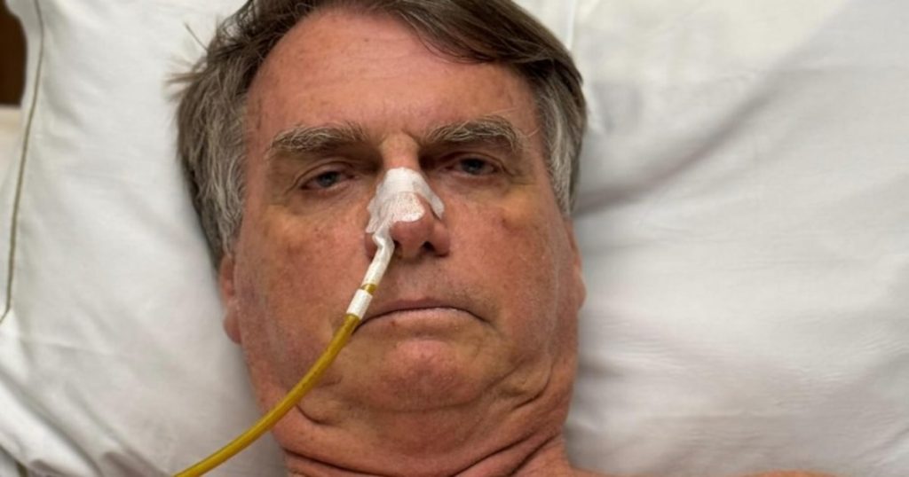bolsonaro-tem-boa-evolucao-clinica,-mas-continua-sem-se-alimentar-por-via-oral-apos-cirurgia